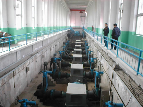 夾馬口一級(jí)泵站廠內(nèi)布置