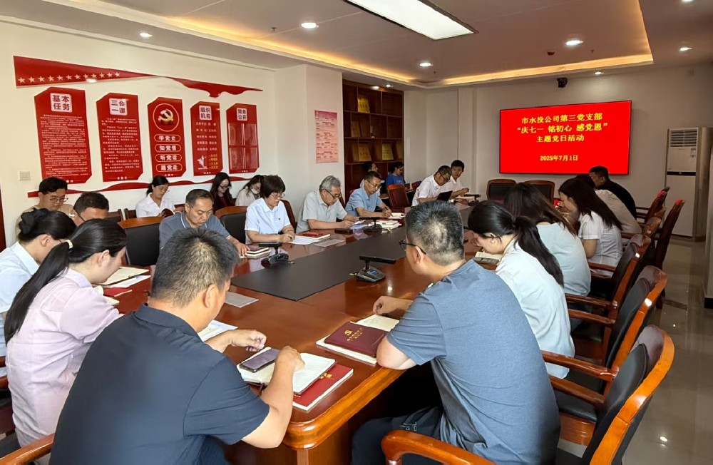 我公司第三黨支部開展 “慶七一 銘初心 感黨恩”主題黨日活動(dòng)